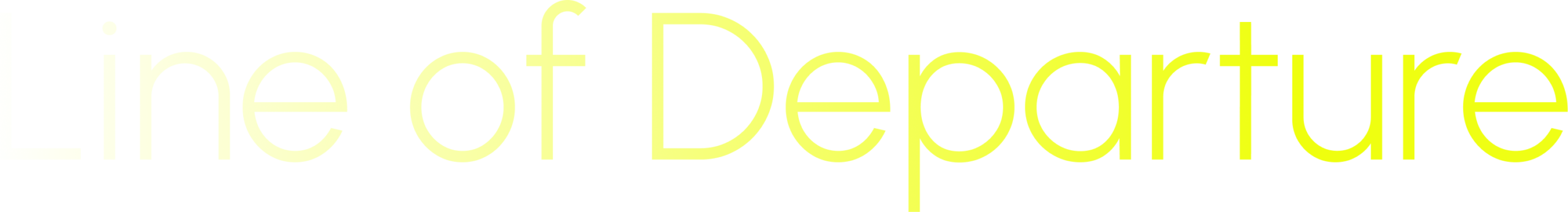 Line of Departure